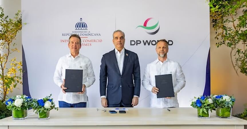 MOU signing between DP World and the Dominican Republic Government, May 9, 2025DP World
